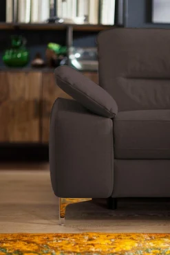 Home affaire Ecksofa »Basel L-Form« mit vollmotorischer Relaxfunktion und motorischer Recamiere