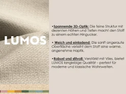Home affaire Ecksofa »Booster, whlw. mit Schlaffunktion & Bettkasten, Fuß Buche lackiert« Recamiere beidseitig montierbar, L-Form, in Cord & Struktur, B: 232 cm