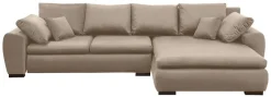 Home affaire Ecksofa »Cara Mia L-Form, B: 325 cm, XXL-Sofa mit 4 Zierkissen« optional Schlaffunktion & Bettkasten, Liegefl. 145x270 cm