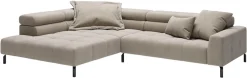 Home affaire Ecksofa »Claya, 311 cm breit, L-Form,inkl. Kopfteilverstellung« ohne elektrischen Sitzvorzug