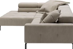 Home affaire Ecksofa »Claya, 311 cm breit, L-Form,inkl. Kopfteilverstellung« ohne elektrischen Sitzvorzug