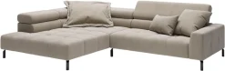 Home affaire Ecksofa »Claya, 311 cm breit, L-Form,inkl. Kopfteilverstellung« ohne elektrischen Sitzvorzug
