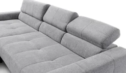 Home affaire Ecksofa »Claya Move, L-Form, Kopf- & Rückenverstellung, Breite 293 cm« Moderne Steppung, weicher Polsteraufbau & saugroboterfreundliche Höhe