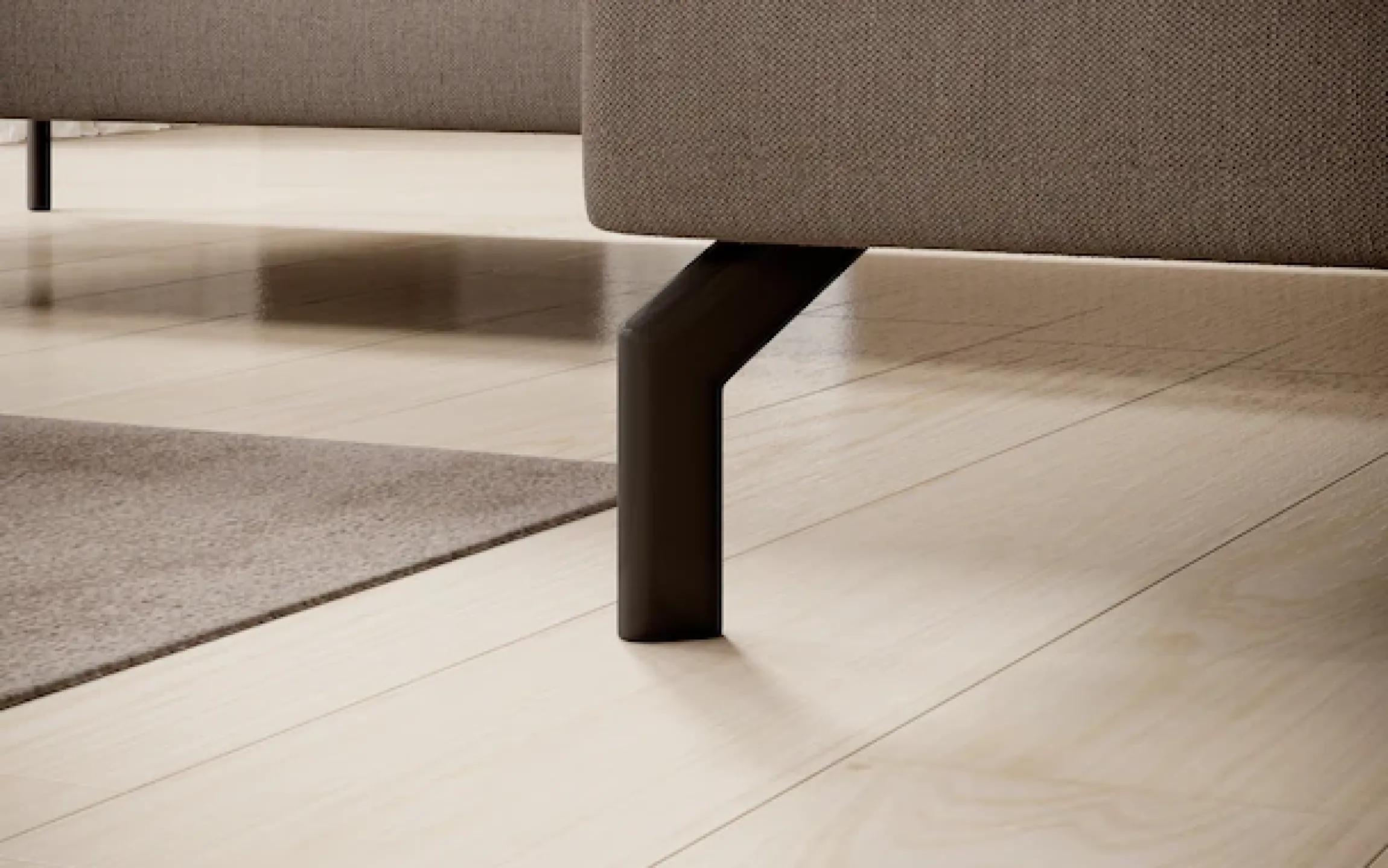 Home affaire Ecksofa »Cross, mit softem Sitz, L-Form, wendbare Zierkissen, Breite 284 cm« Couch mit vielen Kissen, stylische Kreuznaht, elegante Metallfüße