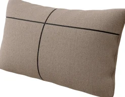 Home affaire Ecksofa »Cross, mit softem Sitz, L-Form, wendbare Zierkissen, Breite 284 cm« Couch mit vielen Kissen, stylische Kreuznaht, elegante Metallfüße