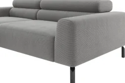 Home affaire Ecksofa »Ecksofa, L-Form,incl. Kopfteilverstellung, Breite 223 cm« wahlweise elektrische Sitztiefenverstellung