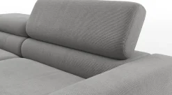 Home affaire Ecksofa »Ecksofa, L-Form,incl. Kopfteilverstellung, Breite 223 cm« wahlweise elektrische Sitztiefenverstellung