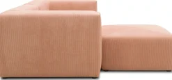 Home affaire Ecksofa »Gerrid L-Form« Cord, Modulsofa, bestehend aus 2 Eckelementen + 1 Hocker