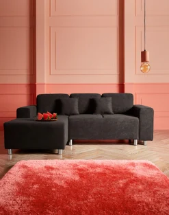 Home affaire Ecksofa »Györ« L-Form, wahlweise mit Bettfunktion und Bettkasten incl. 2 Zierkissen