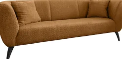 Home affaire Ecksofa »Lazio modern und bequem, schmale Armlehnen, tolle Detailverarbeitung« zwei verschiedene Fußfarben wählbar