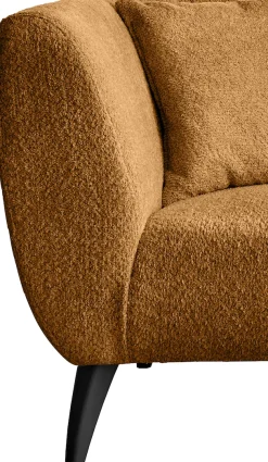 Home affaire Ecksofa »Lazio modern und bequem, schmale Armlehnen, tolle Detailverarbeitung« zwei verschiedene Fußfarben wählbar
