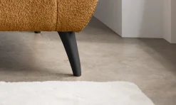 Home affaire Ecksofa »Lazio modern und bequem, schmale Armlehnen, tolle Detailverarbeitung« zwei verschiedene Fußfarben wählbar