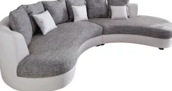 Home affaire Ecksofa »Lazio modern und bequem, schmale Armlehnen, tolle Detailverarbeitung« ergonomische Form