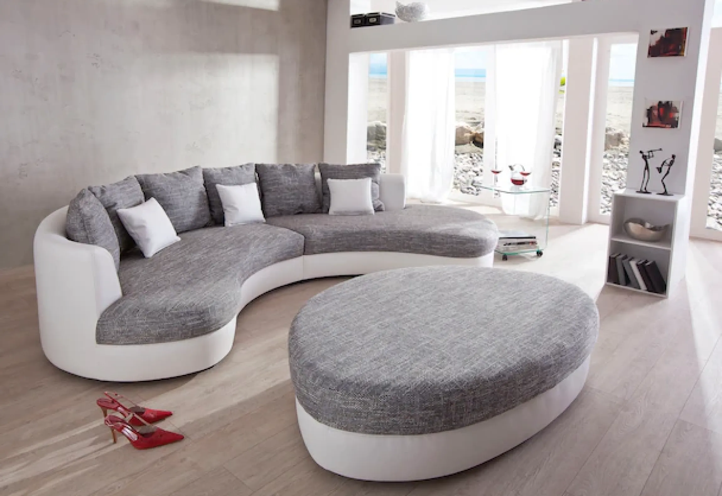 Home affaire Ecksofa »Lazio modern und bequem, schmale Armlehnen, tolle Detailverarbeitung« ergonomische Form