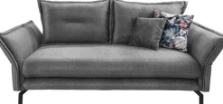 Home affaire Ecksofa »Lazio modern und bequem, schmale Armlehnen, tolle Detailverarbeitung« Armlehnen verstellbar