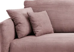 Home affaire Ecksofa »Lazio modern und bequem, schmale Armlehnen, tolle Detailverarbeitung« zwei verschiedene Fußfarben wählbar
