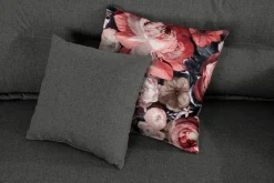 Home affaire Ecksofa »Lazio, 255 x 180 cm, modern und bequem« Struktur fein, L-Form, inkl. Rücken- und Zierkissen