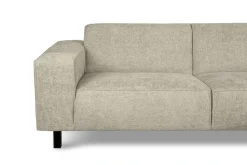 Home affaire Ecksofa »LORCAN mit Holzfuß, Breite 275 cm, weiches Sitzgefühl« Massivholzfüsse, Chenille und Bouclé -Bezüge