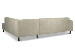 Home affaire Ecksofa »LORCAN mit Holzfuß, Breite 275 cm, weiches Sitzgefühl« Massivholzfüsse, Chenille und Bouclé -Bezüge