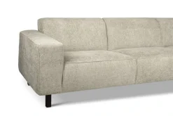 Home affaire Ecksofa »LORCAN mit Holzfuß, Breite 275 cm, weiches Sitzgefühl« Massivholzfüsse, Chenille und Bouclé -Bezüge