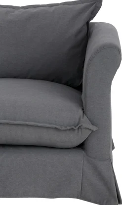 Home affaire Ecksofa »Luise L-Form« mit vielen losen Kissen und abnehmbarer Husse
