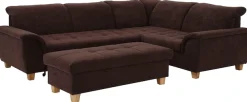 Home affaire Ecksofa »Lyla fester Sitzkomfort, bequeme Armlehnen, Breite 275cm, L-Form« wahlweise mit Rückenfunktion und Bettfunktion