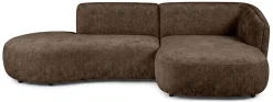 Home affaire Ecksofa »OSTRUP Rundsofa, L-Form, Naturtöne, Boucle oder Chenille« Breite 278 cm, organische Form mit sanften Rundungen