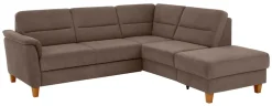 Home affaire Ecksofa »Palmera L-Form, B: 236 cm« optional Schlaffunktion & Bettkasten, Federkern
