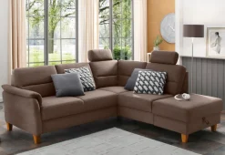 Home affaire Ecksofa »Palmera L-Form, B: 236 cm« optional Schlaffunktion & Bettkasten, Federkern