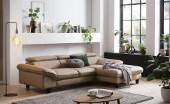 Home affaire Ecksofa »Pilot L-Form« mit Kopfteilverstellung, wahlweise mit Schlaffunktion & Bettkasten