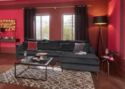 Home affaire Ecksofa »Renesse L-Form« lose Kissen, Keder an Sitzkissen