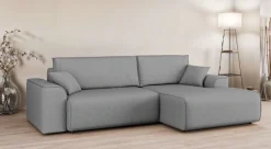 Home affaire Ecksofa »Santenay mit Bettfunktion und Bettkasten, Maße: B/T/H 266/164/90 cm« L-Form mit Wellenfederung, Schlaffläche: 140x213 cm, auch in Cord