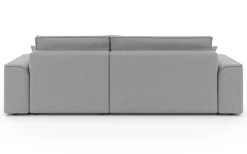 Home affaire Ecksofa »Santenay mit Bettfunktion und Bettkasten, Maße: B/T/H 266/164/90 cm« L-Form mit Wellenfederung, Schlaffläche: 140x213 cm, auch in Cord