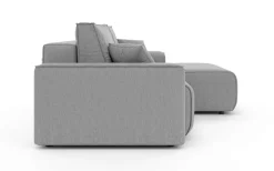 Home affaire Ecksofa »Santenay mit Bettfunktion und Bettkasten, Maße: B/T/H 266/164/90 cm« L-Form mit Wellenfederung, Schlaffläche: 140x213 cm, auch in Cord