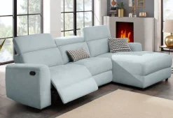 Home affaire Ecksofa »Sentrano, L-Form,« 275 cm, man. o. elektr. Relaxfunktion und USB/Kopfverstellung