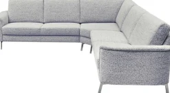 Home affaire Ecksofa »Solvaro, optional motorischer Sitzvorzug, Breite 283 cm« Saugroboter-tauglich, hochwertige Details & sorgfältige Verarbeitung