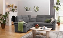 Home affaire Ecksofa »Tahoma L-Form« mit Armlehnfunktion, optional Schlaffunktion, Schublade & Relax