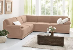 Home affaire Ecksofa »Telos mit Boxspring Unterfederung für hohen Komfort, L-Form« mit Boxspring-Federung für tollen Sitzkomfort. Zeitlos und komfortabel