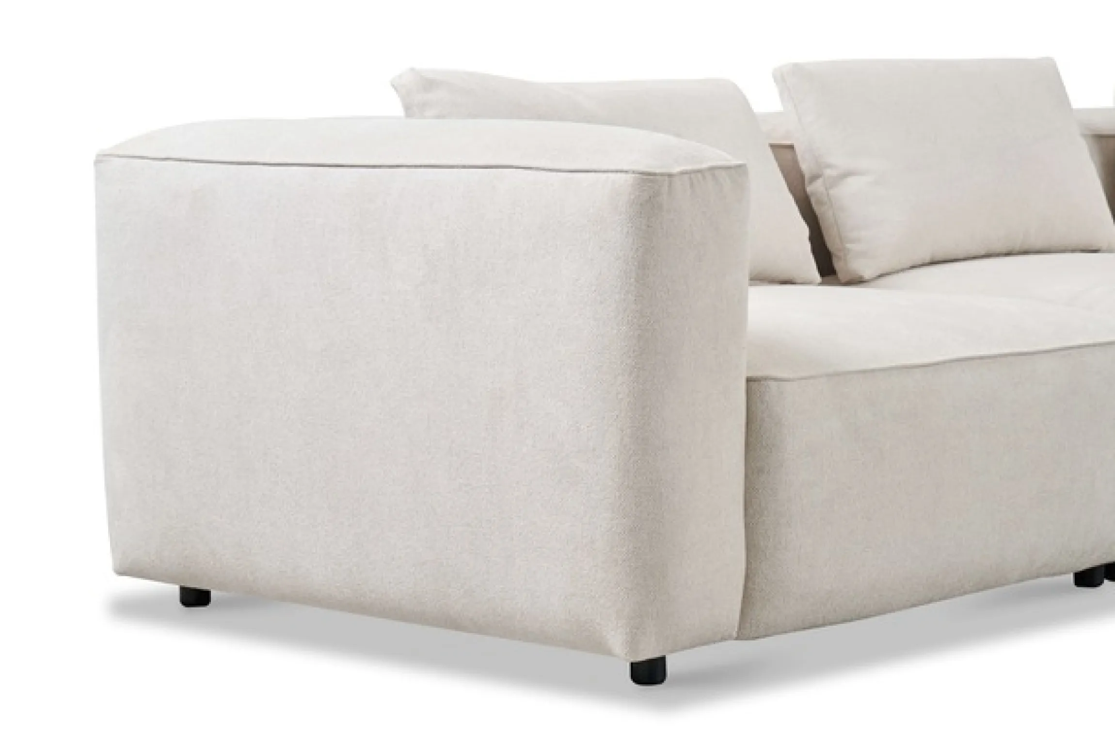 Home affaire Ecksofa »Tvinnet« Breite 317 cm, extra tiefe Sitzfläche, kubisches Sitzvergnügen