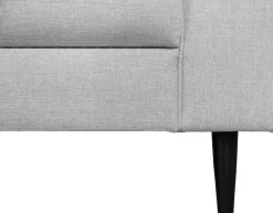 Home affaire Ecksofa »VEYRAS L-Form, hoher Sitzkomfort, Maße B/T/H: 230/150/76 cm« mit Wellenunterfederung, incl. Rückenkissen und Zierkissen