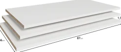 Home affaire Einlegeboden »Spirit – perfekte Stauraum-Erweiterung für deinen Kleiderschrank« 3 Stk. tlg. Passendes Set für Kleiderschränke der Serie Spirit, 87 × 46 cm