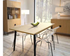 Home affaire Esstisch »BELLOT ausziehbarer Küchentisch in zwei Breiten- 160/180cm + 40cm« pflegeleichter Tisch, Esszimmertisch, FSC®-zertifiziert