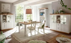 Home affaire Esstisch »Cremona, Tisch im Landhausstil, Wohnzimmertisch, Küchentisch« Holzbeine, vielseitig einsetzbar, 158 cm breit
