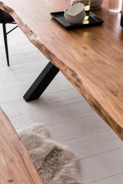 Home affaire Esstisch »Manhattan« mit Baumkante
