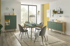 Home affaire Esstisch »MAVAS« in moderner Trendfarbe, Breite 140 - 180 cm (mit Einlegeplatte)
