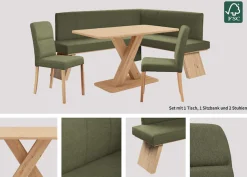 Home affaire Esstisch »Miles Tisch, Esszimmertisch, Küchentisch« 1 Stk. tlg. Esstisch mit X Gestell und Bodenplatte. Breite 137 cm, fix Tisch