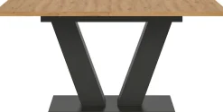Home affaire Esstisch »Motus, ausziehbar 150 -190 cm, inklusive 40 cm Einlegeplatte« Set, 1 Stk. tlg. V-Gestell mit Bodenplatte, Tisch, Küchentisch, Esszimmer, Küche