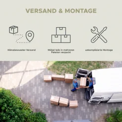 Home affaire Esstisch »Motus, ausziehbar 150 -190 cm, inklusive 40 cm Einlegeplatte« Set, 1 Stk. tlg. Säulengestell mit Bodenplatte, Tisch, Küchentisch, Esszimmer, Küche