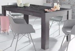 Home affaire Esstisch »Prisma 180x90 cm, Küchentisch, Esszimmertisch, rechteckig« Tischplatte Stärke 22 mm u. mit elegantem Siebdruck, Farbauswahl