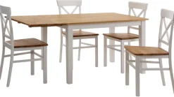 Home affaire Esstisch »Samba« Breite 120 cm, mit ausklappbarer Tischplatte